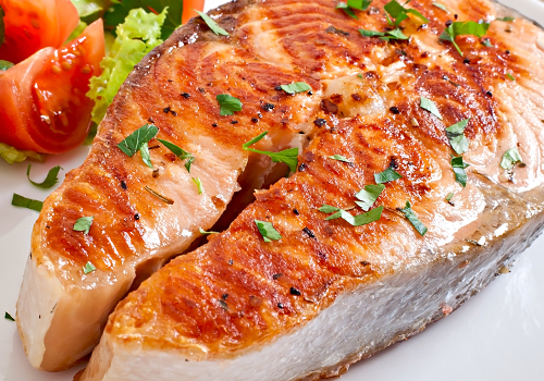 SALMÃO NO CARVÃO 